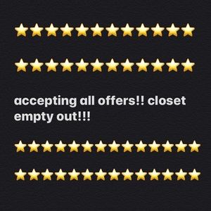 ACCEPTING ALL OFFERS